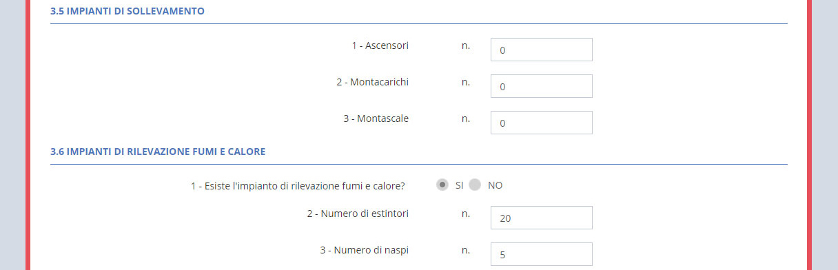 immagine pagina sezione D3 condizioni di sicurezza - dotazioni di sicurezza